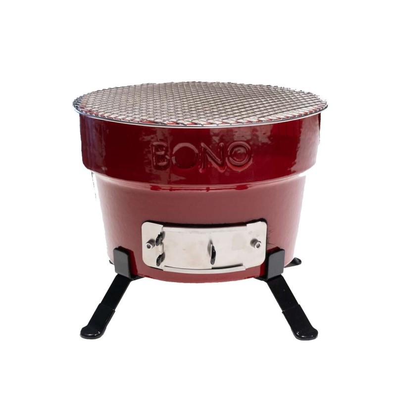 Kamado Bono Hibachi EVO Round Royal Red