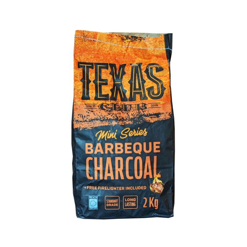 Carbón vegetal Texas Club 2 kg | Kamadoteca