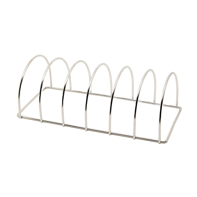 Soporte costillas acero inoxidable | Kamadoteca