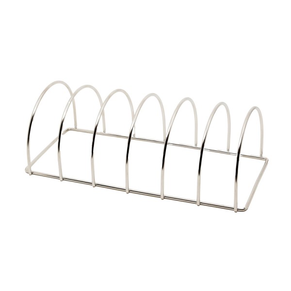Soporte costillas acero inoxidable | Kamadoteca